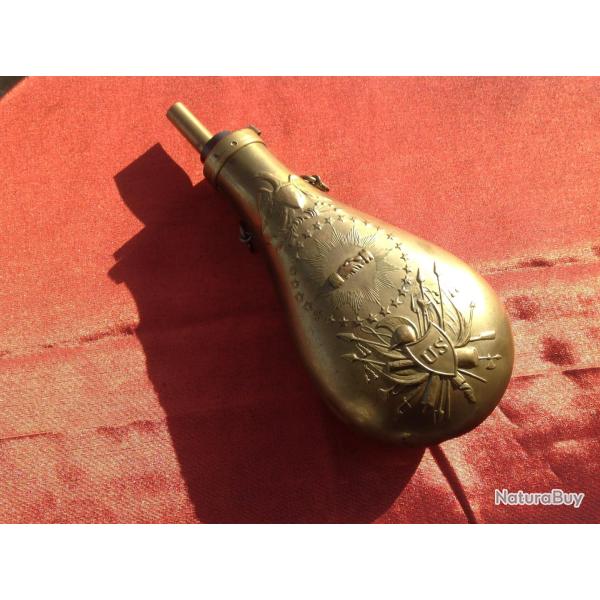 Poire � poudre US, Civil War Remington "Zouave".