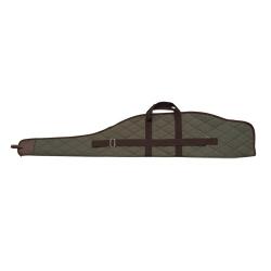 &Eacute;tui carabine Deerland - Nylon avec embout en cuir, vert/marron