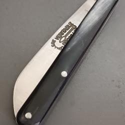 COUTEAU ANCIEN LANGRES, v&eacute;ritable BROSSARD, THIERS, XX&egrave;me, manche CORNE.