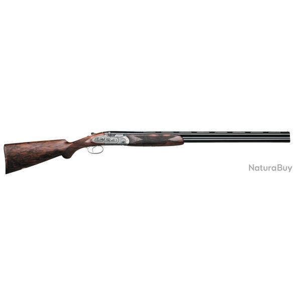 Fusil superpos Beretta 687 CLASSIC SCENE DE CHASSE cal.12/76 bois can.71cm