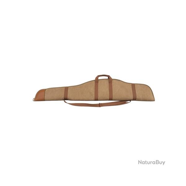 �tui carabine Deerland - Canvas avec embout en cuir, marron clair