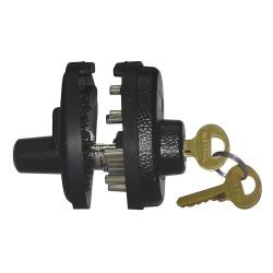 Verrou de pontet pour fusils, pistolets et revolvers, avec cl&eacute;