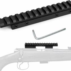 Embase rail picatinny pour rail 11mm de Carabine CZ 452, 453, 455, 511, 512