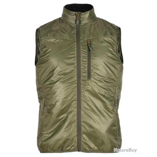 Gilet Intermediaire Isolante en Laine Pinewood Homme Kaki
