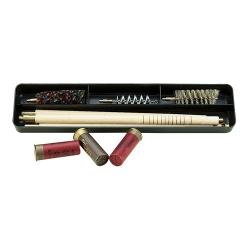 Ensemble de nettoyage pour fusils, avec baguette en bois, sans poign&eacute;e