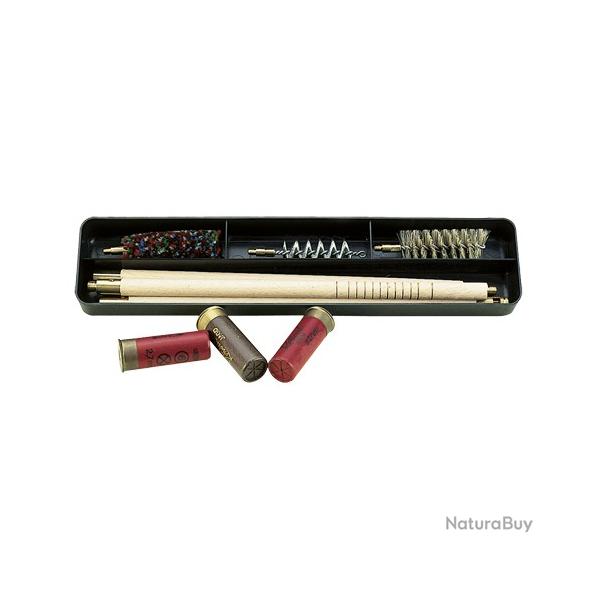 Ensemble de nettoyage pour fusils, avec baguette en bois, sans poign�e