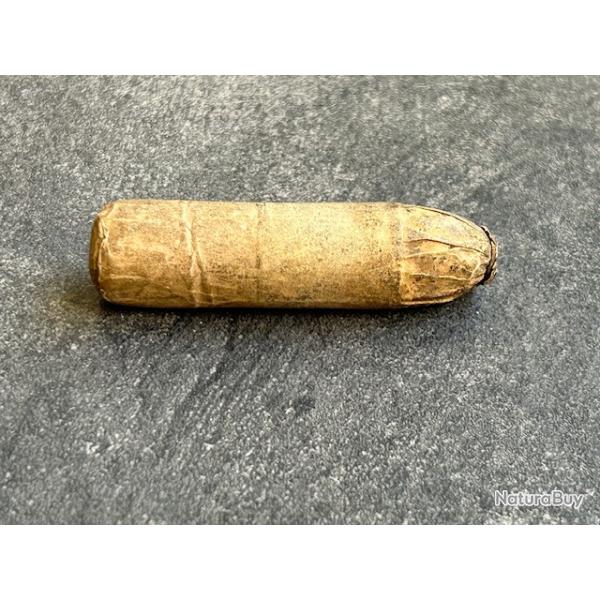 13 mm Dreyse percussion � aiguille - superbe cartouche du Mle 1855 - Guerre 1870