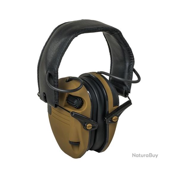 Casque anti-bruit �lectronique Ear-Tronic Ultra BRUN