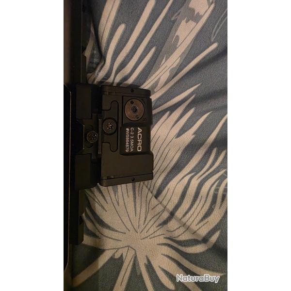 Viseur point rouge aimpoint acro c2 avec embase