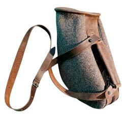 Sac pour Cor de Chasse en feutre de laine avec cuir