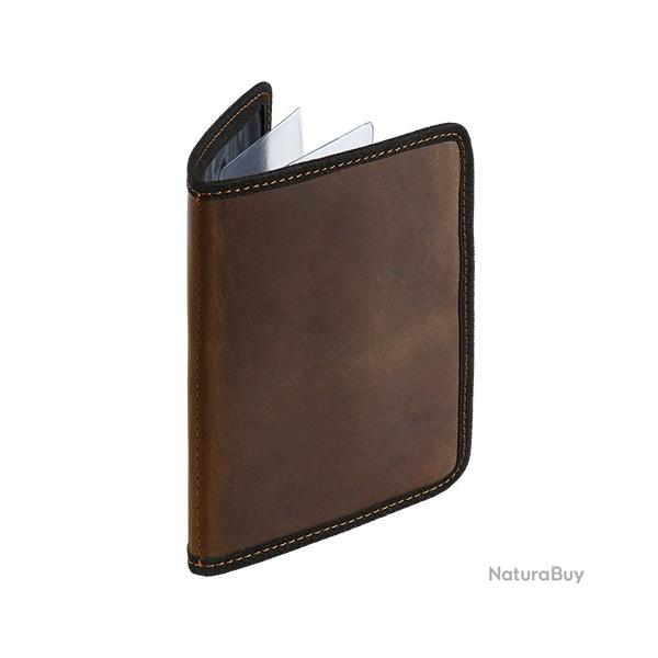 �tui pour permis de chasse en cuir, 12x17 cm