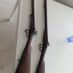 Lot de deux fusils a broches