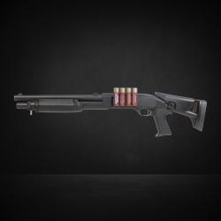 FUSIL A POMPE 6MM M3 RESSORT NOIR