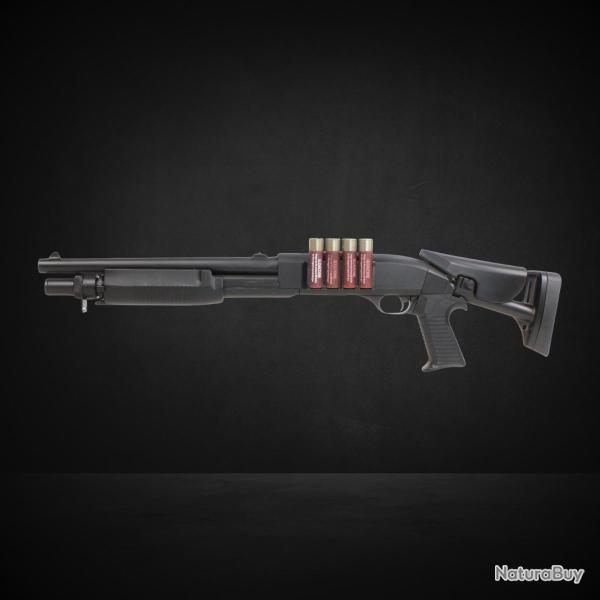 FUSIL A POMPE 6MM M3 RESSORT NOIR