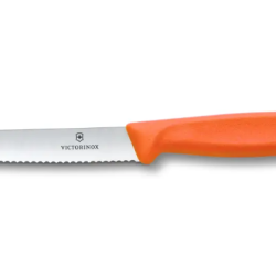 Victorinox 6.7839.C1 Couteau &agrave; tomates et de table Swiss Classic - manche orange - 1 pi&egrave;ce