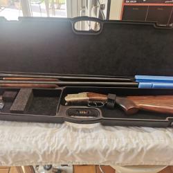 Fusil chapuis c60 b&eacute;cassier cal 12 76+un canon cal 16 70