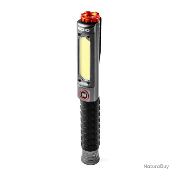 NEBO Big Larry Pro+ - Lampe LED Rechargeable Puissante - 600 Lumens