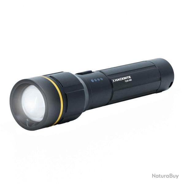 Lampe de Poche LED Rechargeable PYRALIS 400R - 400 lumens HACKNITE