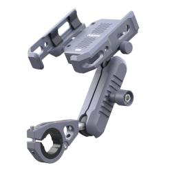 Kit Support smartphone pour guidon avec collier de serrage - Syst&egrave;me anti-vibration