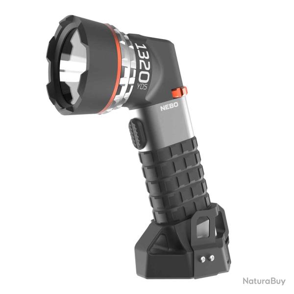 NEBO Luxtreme SL75 - Lampe Torche Projecteur LED Rechargeable port�e 1300m