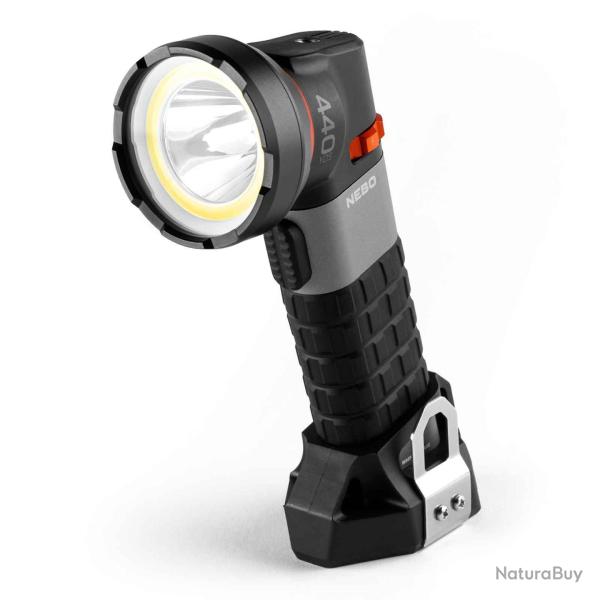 NEBO Luxtreme SL25R - Lampe Torche Projecteur Rechargeable Pro 500 lm