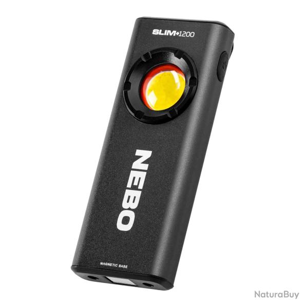 NEBO Slim+ 1200 - Lampe LED Fine Rechargeable 1200 lm