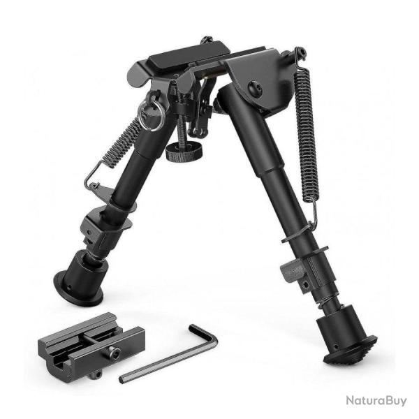 FUZYON - Bipied de tir r�glable 15-23 cm - Compatible Picatinny & grenadi�re