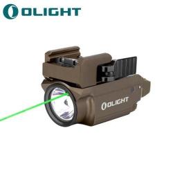 Lampe Torche Olight BALDR Mini TAN - 600 Lumens - Laser Vert - 1� sans prix de r&eacute;serve