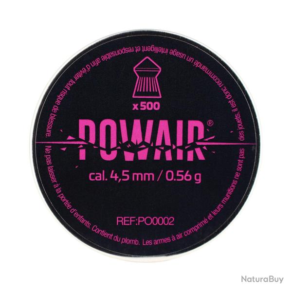 Plomb pointus POWAIR 4.5MM x500