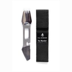 Full Windsor - set de couverts multifonctions - The MUNCHER - repas nomade - gris