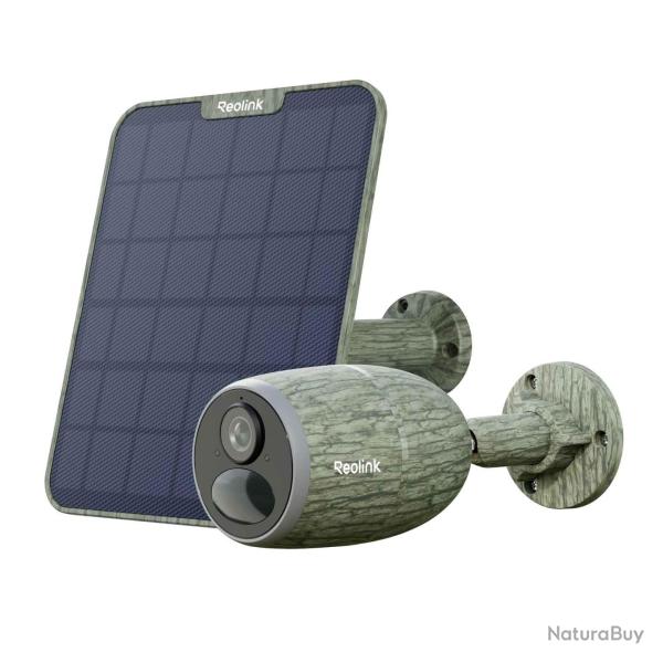 REOLINK Go G330 - Cam�ra 4G LTE Ext�rieure Sans Fil 4MP - avec panneau solaire autonome
