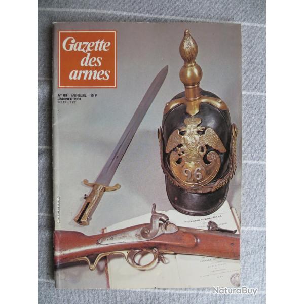 Ancienne revue Gazette des Armes N� 89