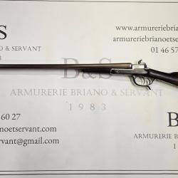 fusil de chasse lefaucheux &agrave; systeme percussion centrale