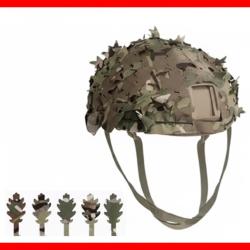 Housse Casque Airsoft 3D - Camouflage Ultra R&eacute;aliste ( livraison gratuite )
