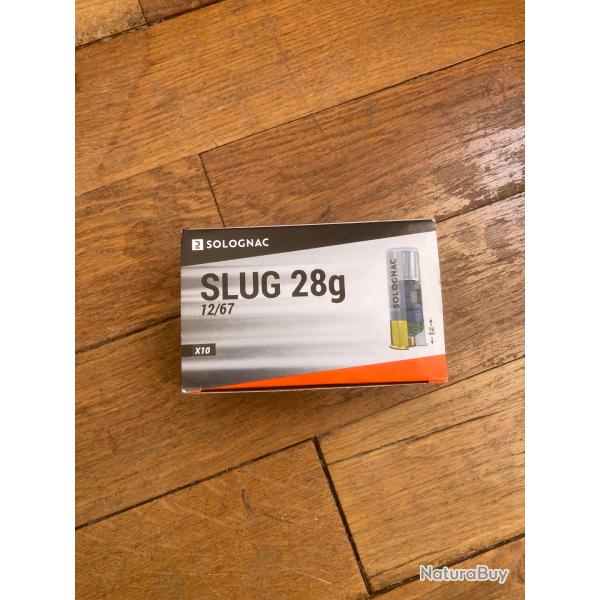 munition calibre 12 balle slug solognac / D�cathlon