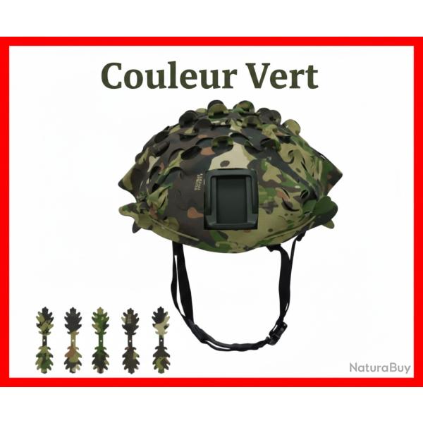 Housse Casque Airsoft Vert Camouflage ( livraison gratuite )
