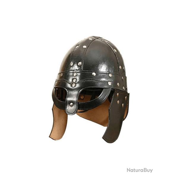 Casque Viking en cuir