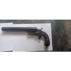 Pistolet lance fus&eacute;e allemand DRUCKKNOPF d 'origine WWI calibre 4