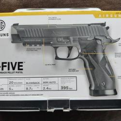 SigSauer X-Five (plombs, blowback)