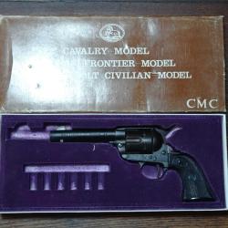 R&eacute;plique de revolver Colt SAA 1873 Frontier - CMC mod&egrave;le Cavalry cal .44 - Japon 1968 - BE