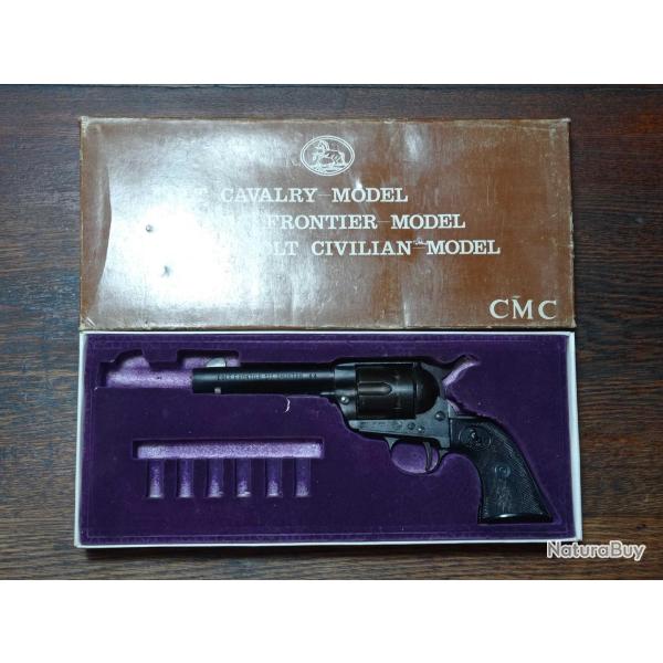 R�plique de revolver Colt SAA 1873 Frontier - CMC mod�le Cavalry cal .44 - Japon 1968 - BE