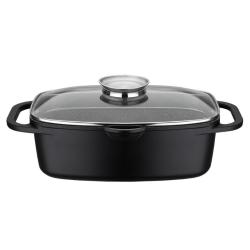 ROTISSOIRE FONTE ALU REVET CERAM 33X21CM - BAUMALU