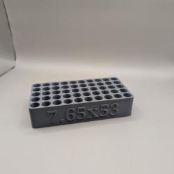 Plateau de rechargement 7.65x53 Mauser Argentin x50