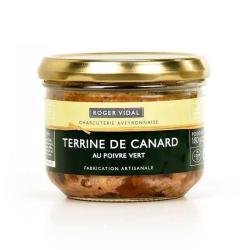 Terrine de canard artisanale au poivre vert - Verrine 180g