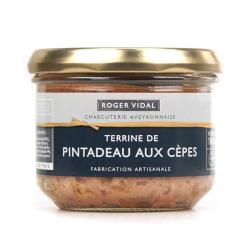 Terrine de pintadeau aux c&egrave;pes - Pot 180g