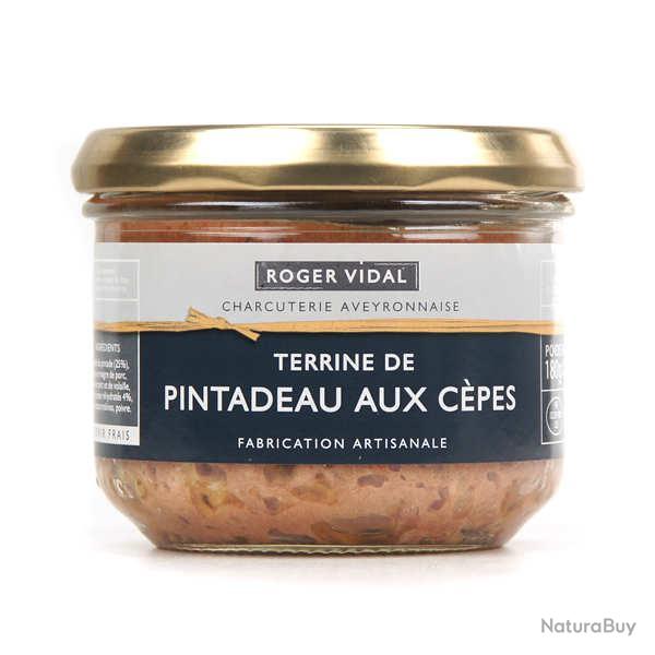 Terrine de pintadeau aux c�pes - Pot 180g