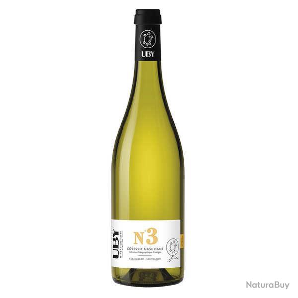 UBY N�3 Colombard Sauvignon vin blanc de Gascogne - Bouteille de 75cl