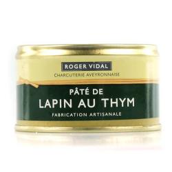 P&acirc;t&eacute; de lapin au thym - Boite de 125g