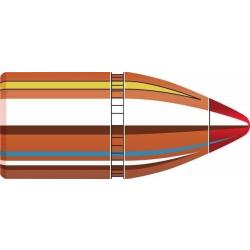 HORNADY BOITE DE 50 OGIVES HORNADY 45 CAL 458 325 GR FTX 45015