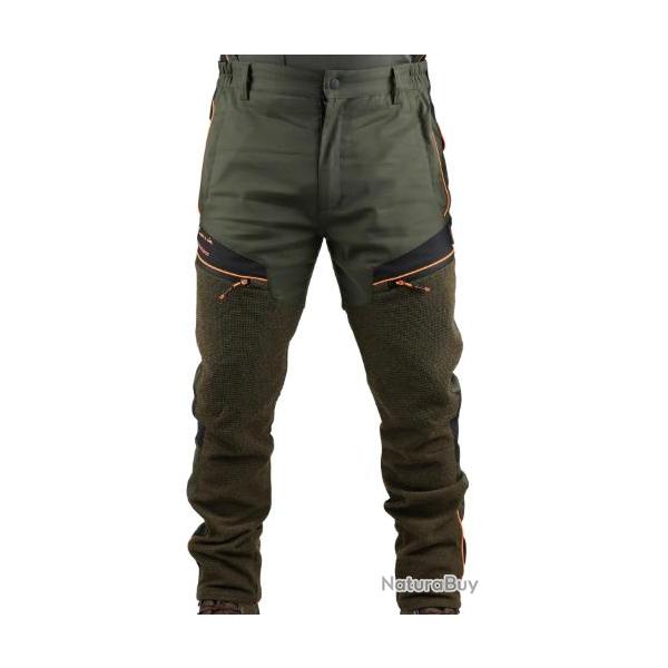 Pantalon Masseria M75 olive/orange stretch t40
